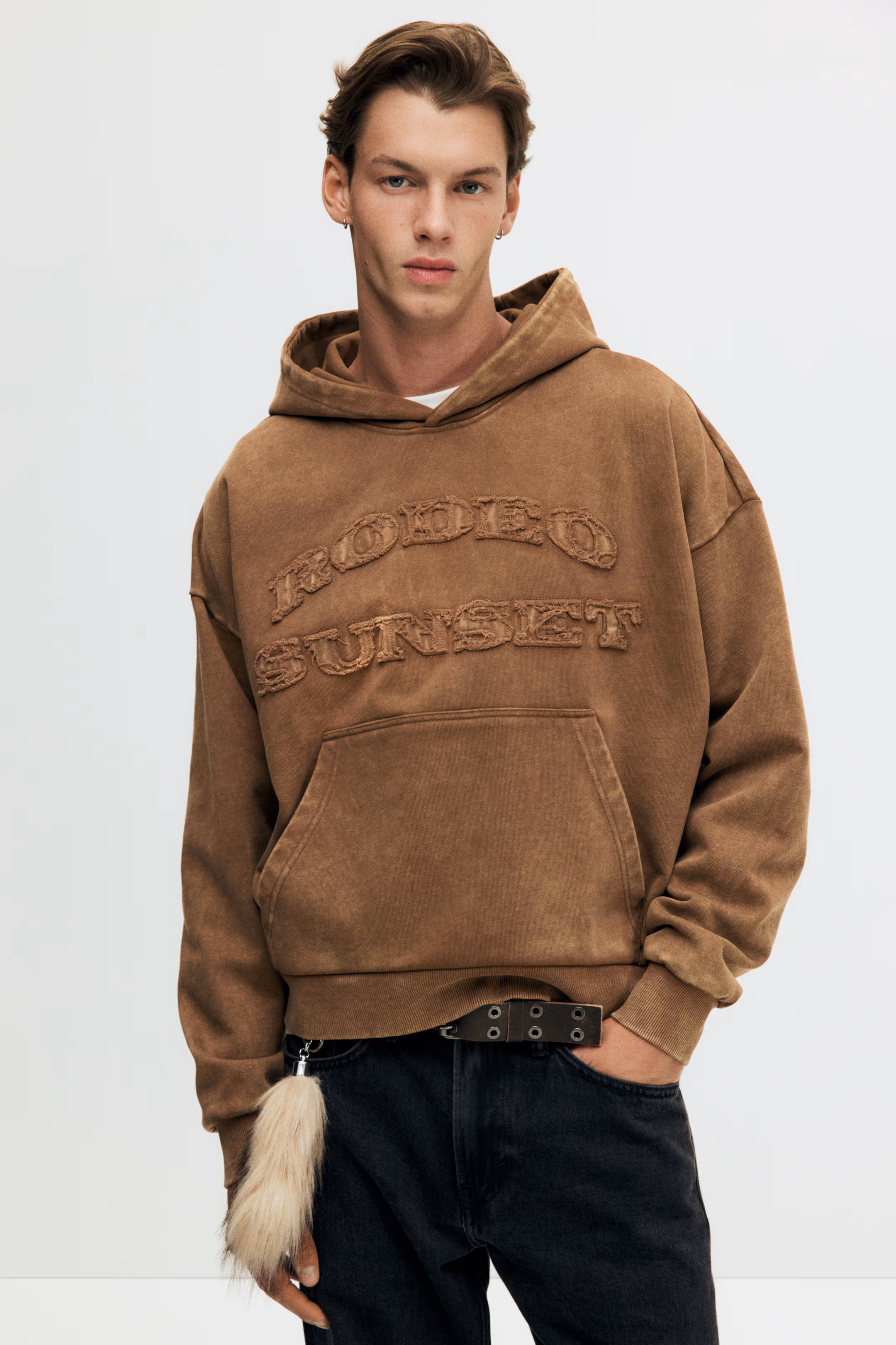 Oversized Fit Washed hoodie image 4